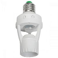 Датчик движения в патрон Е27 ИК/Лк Smartbuy SBL-MS-010 Е27 60Вт 6м 360° IP20 картинка 